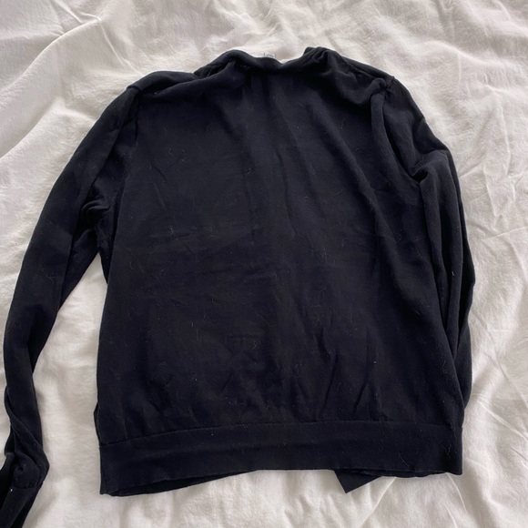 J. Crew black cardigan sz L - Picture 2 of 2